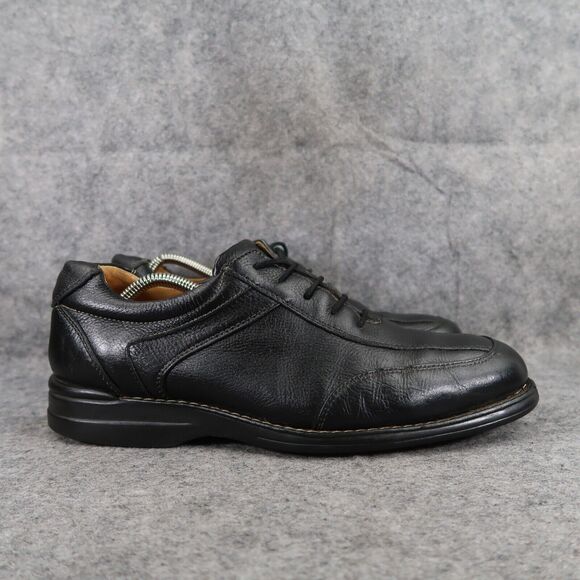 Johnston & Murphy Shoes Men 10 Oxford Leather Shuler Athletic Black Comfort Work main image 16
